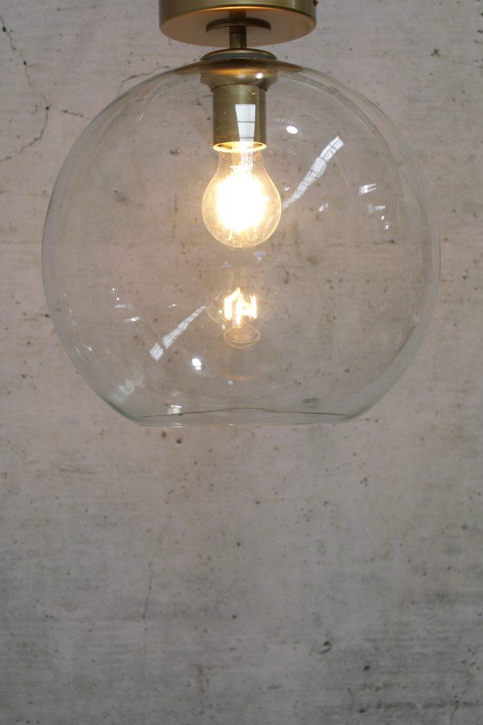 flush globe ceiling light