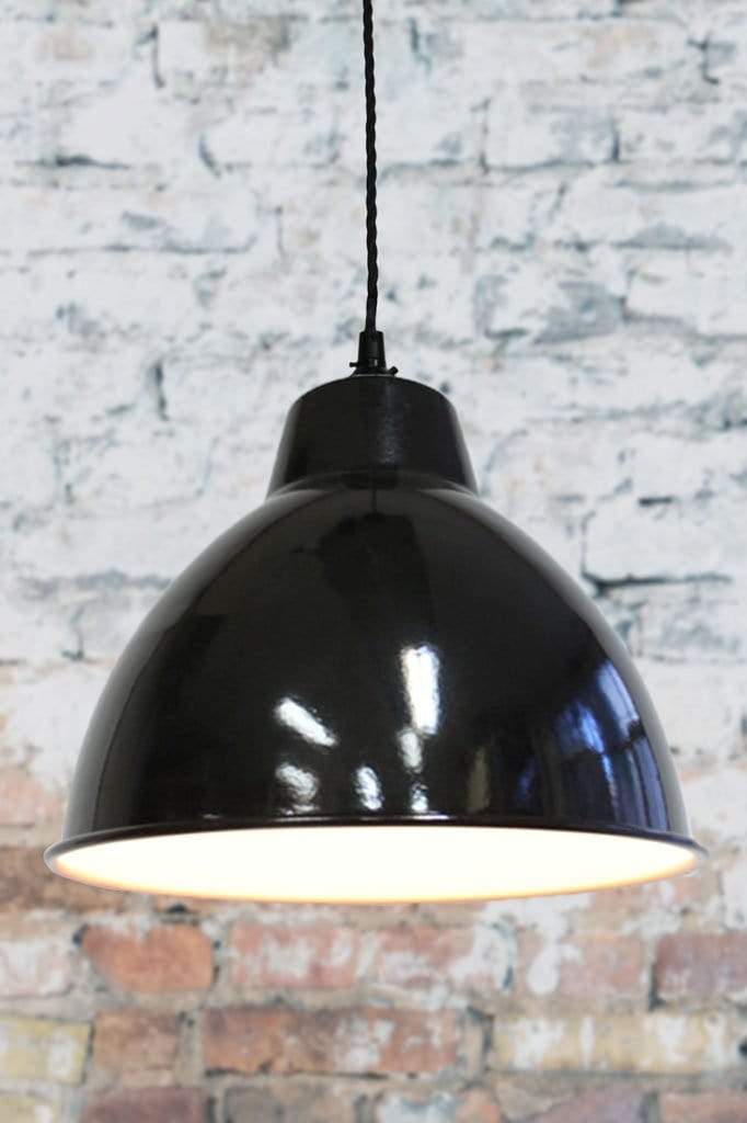 black hanging lamp