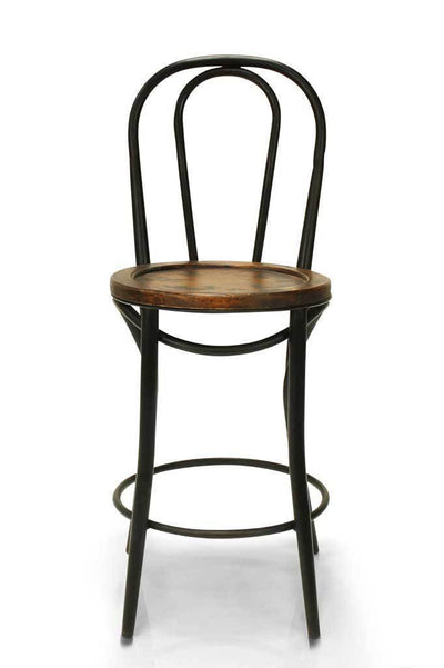 Calais Metal Stool In The Style Of Bentwood Chairs Fat Shack Vintage