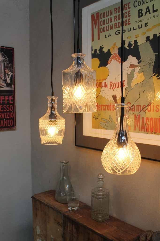 Carafe Glass Lights | Vintage Lighting — Vintage