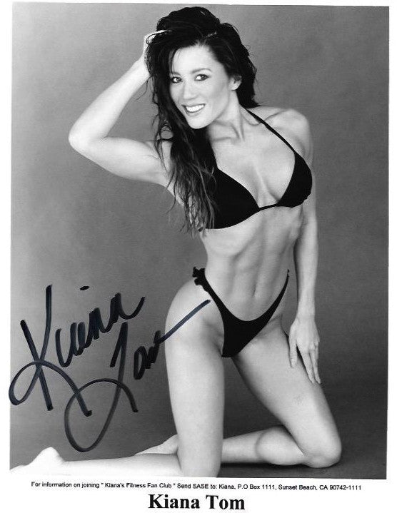 Kiana's Autographed 8x10 Glossy Photo Black Bikini