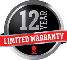 12 year warranty Logo weber