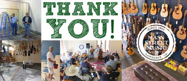 Thank you holiday from Mass Street Music