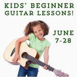 Kid's Beginner Guitar lessons graphic