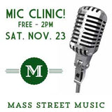 Microphone clinic graphic