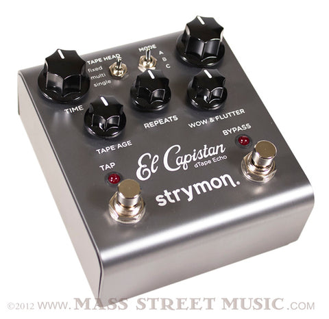 Strymon El Capistan dTape Echo guitar effects pedal