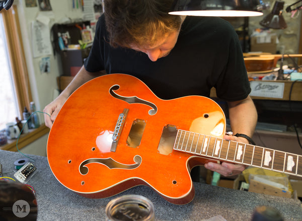 Repair Spotlight: Prepping a Gretsch for new Parts