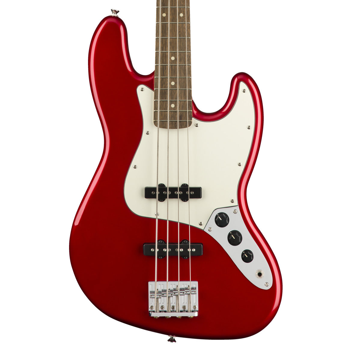 Squier - Contemporary Jazz Bass Special - Metallic Red - Laurel Finger ...