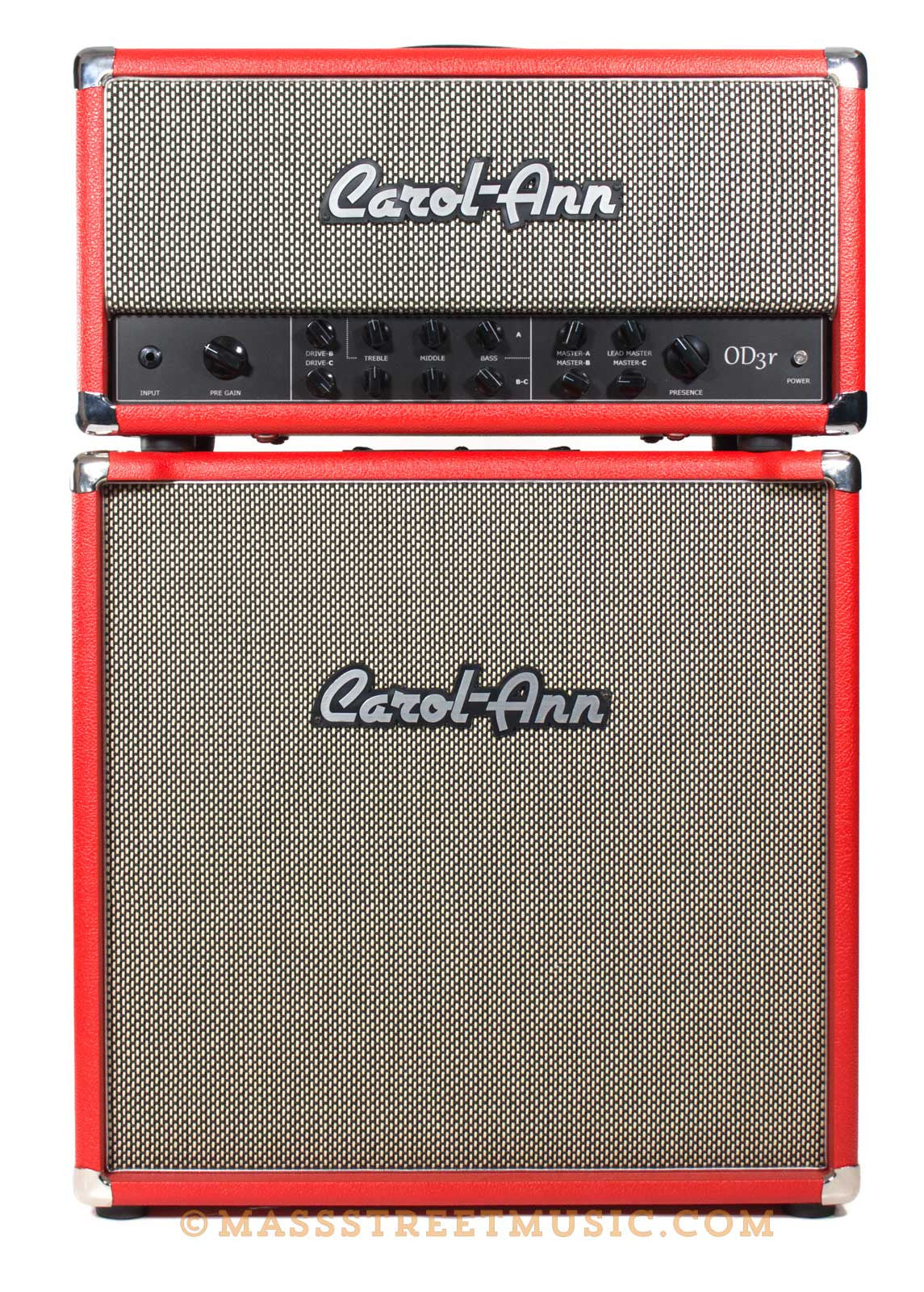 Carol Ann Amplifiers Od3r Head And 112 Cab In Red Used Near