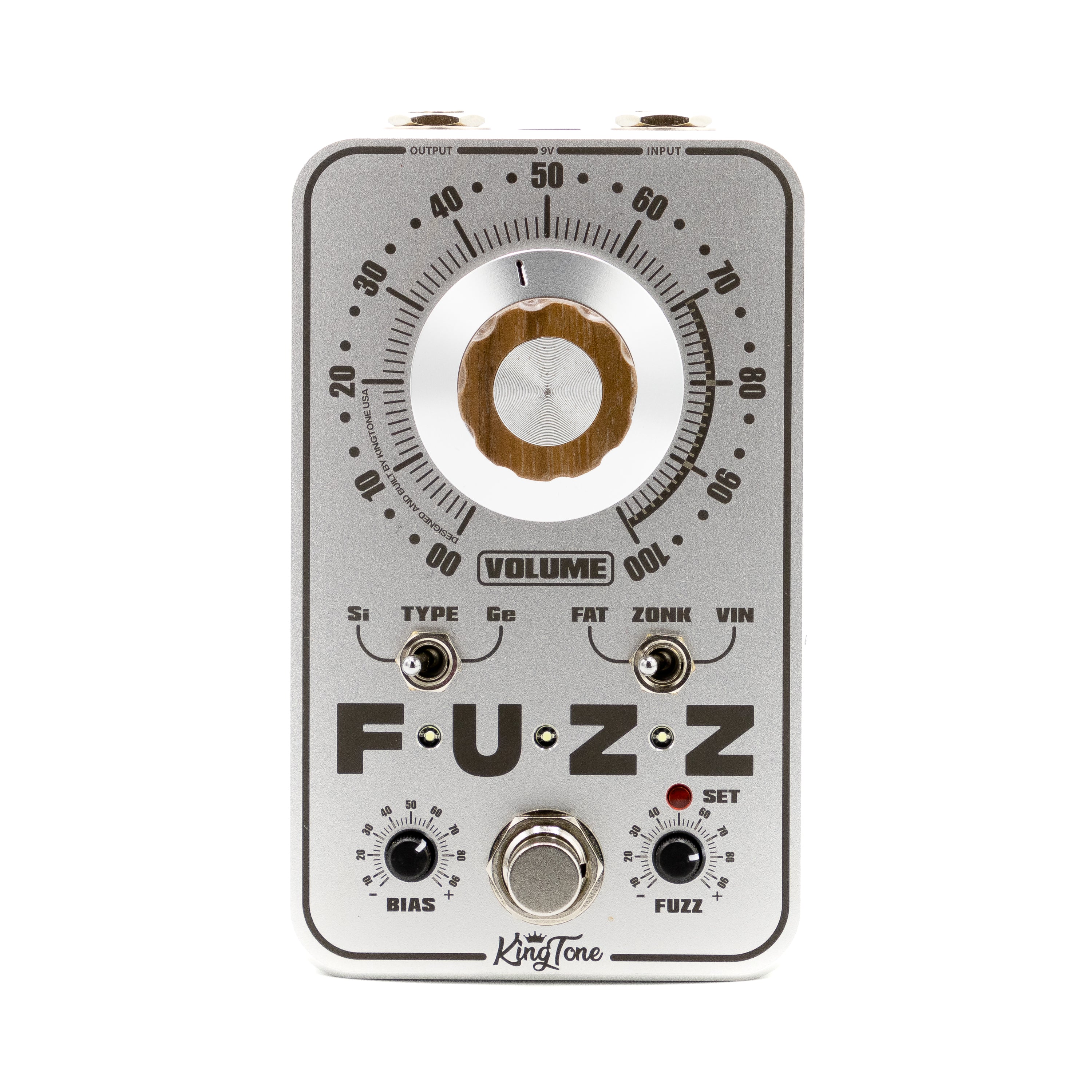 King Tone - miniFUZZ V2 - Silver