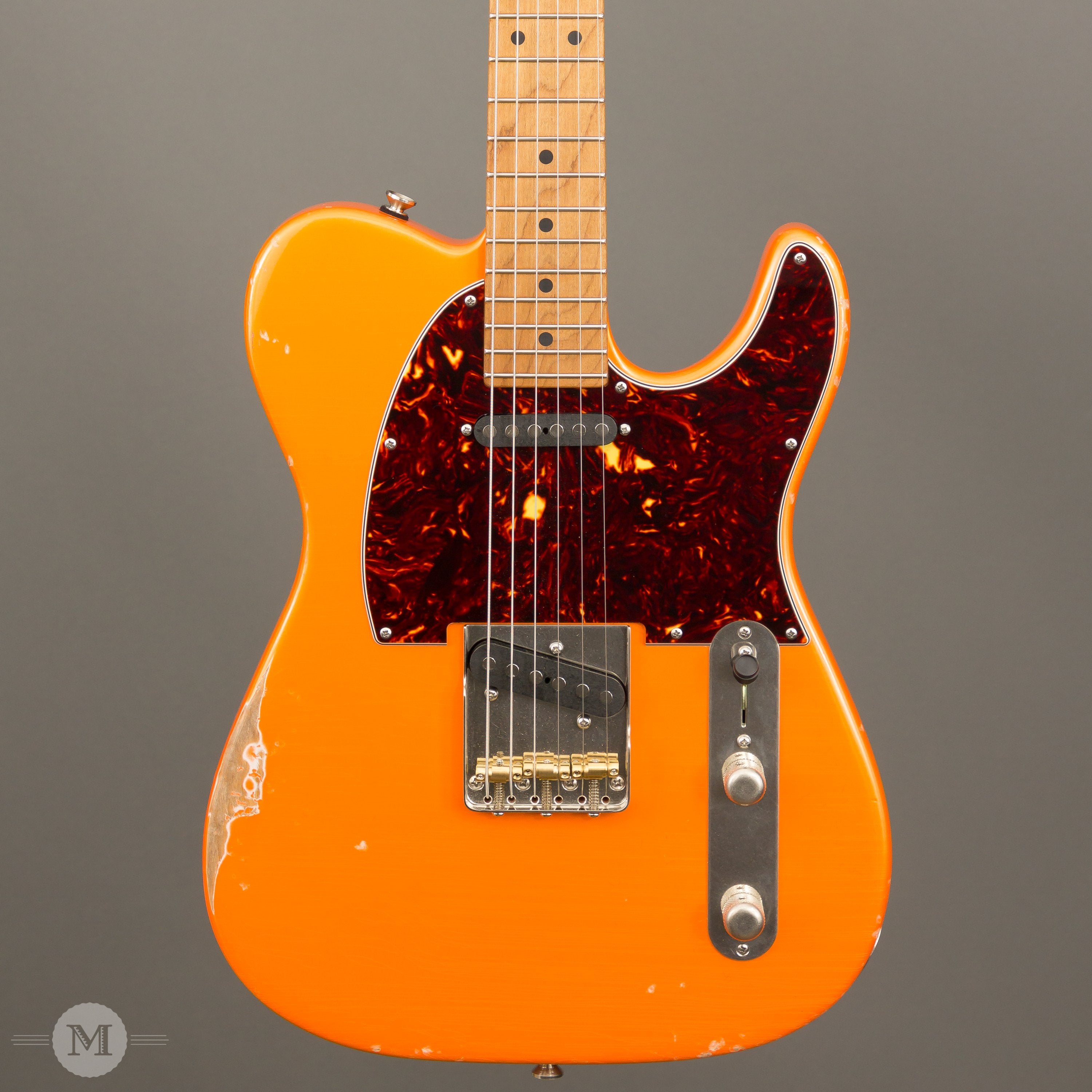 Tom Anderson Electric Guitars - T Icon - Tangerine Pearl In 