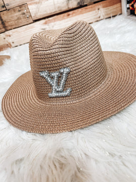 LV bling hat