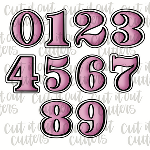 fancy number stencils