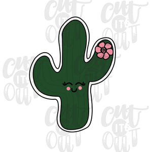 Happy Cactus Cookie Cutter