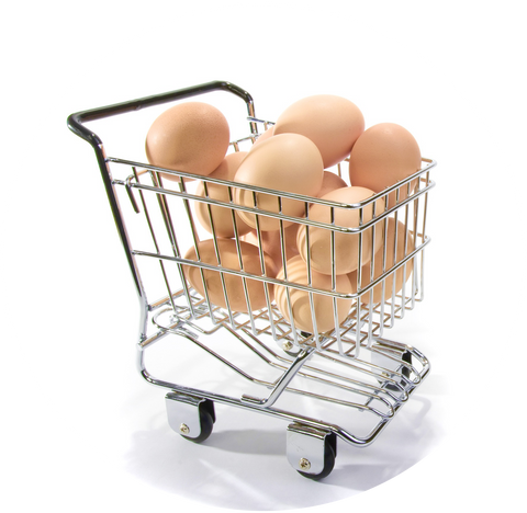 eggs in cart