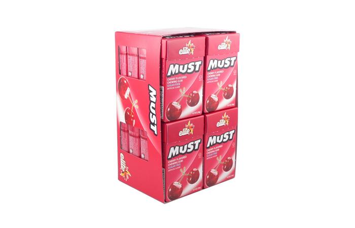 Elite Must Cherry Flavored Chewing Gum, 0.9 Ounce | Makolet Online - Israeli Grocery Store