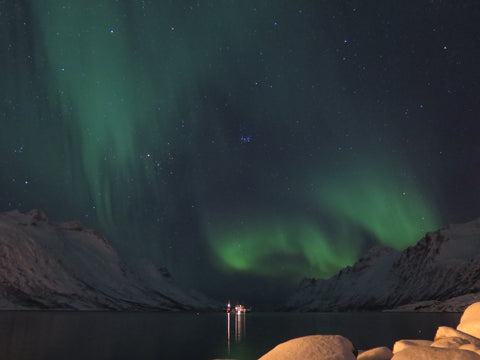 The Northern Lights near Tromsø, Norway