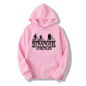 moletom rosa stranger things