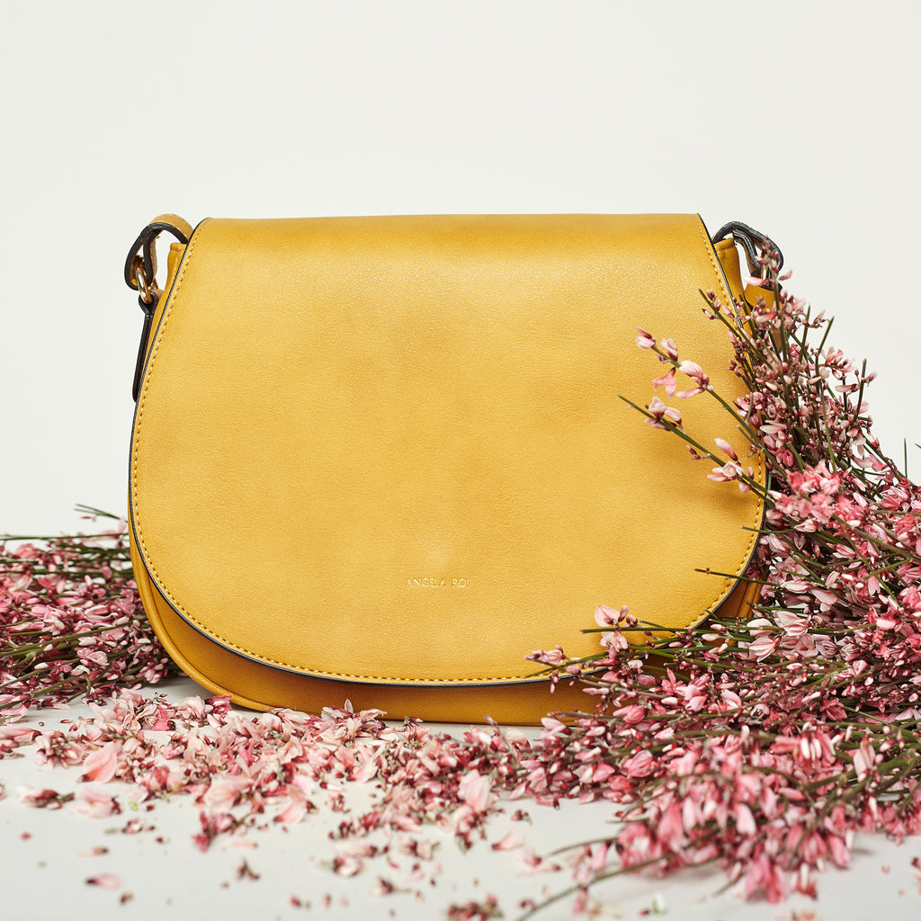 mustard color crossbody bag