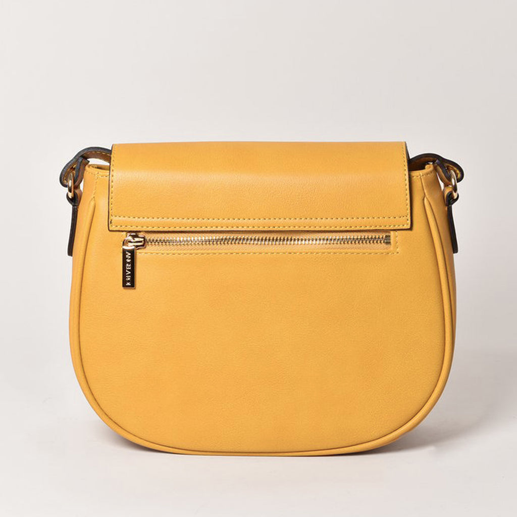 Designer Mustard Cross Body | Vegan Handbags by Angela Roi