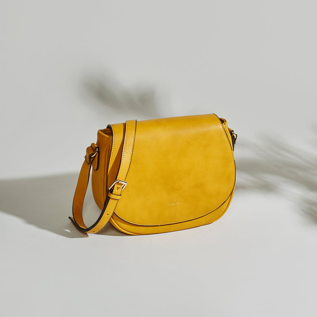 mustard yellow crossbody bag