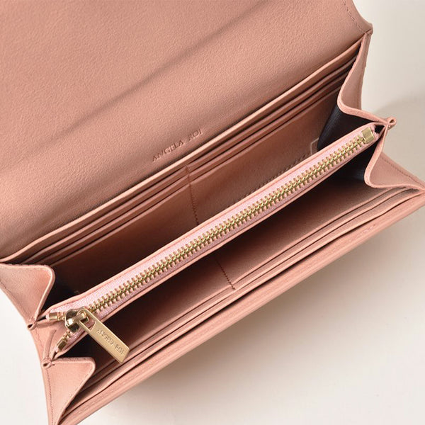 Olivia Envelope Vegan Wallet - Dusty Rose