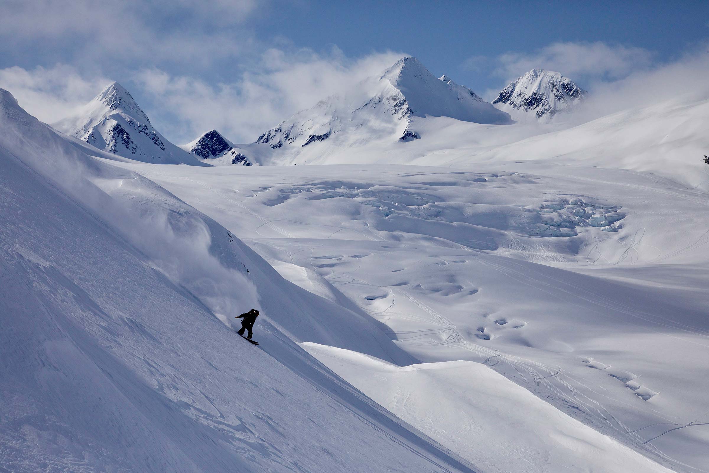 Tanner Crow Into Forever - Alaska landscape carve photo by Croshane Hillyard