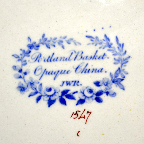 John and William Ridgway China Portland Basket Plate 1814-1830