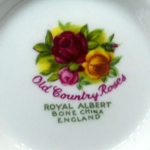 old country roses china mark