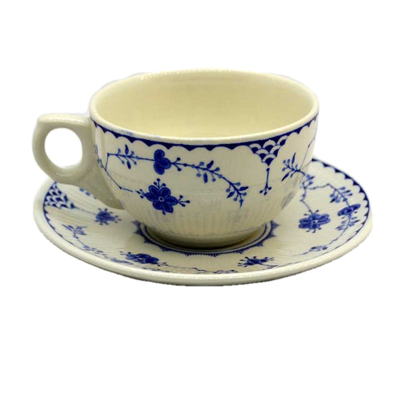 white china tea cups