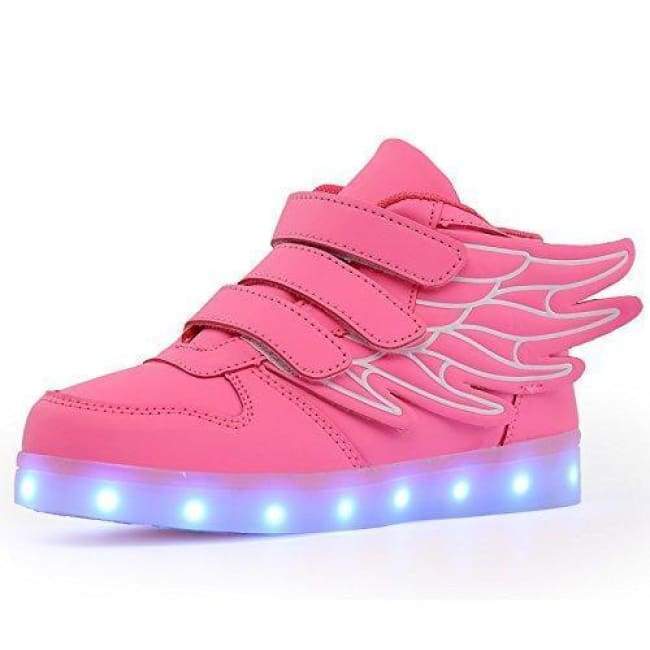 pink led shoes