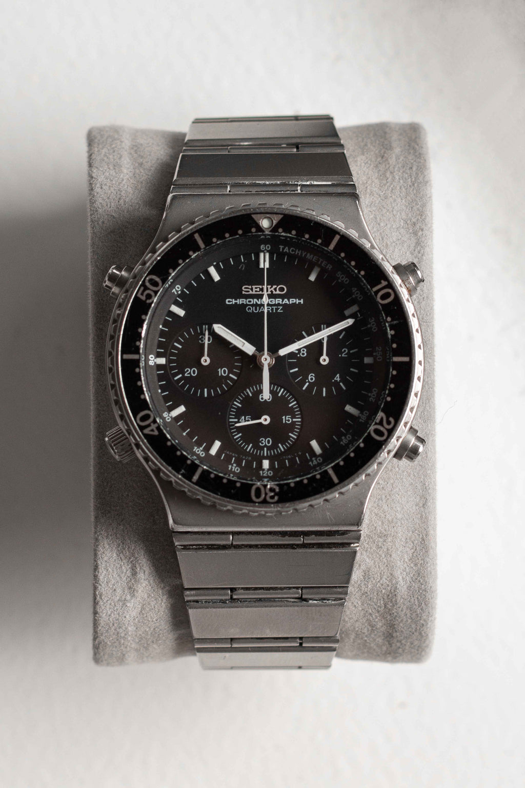 Introducir 41+ imagen seiko chronograph quartz vintage