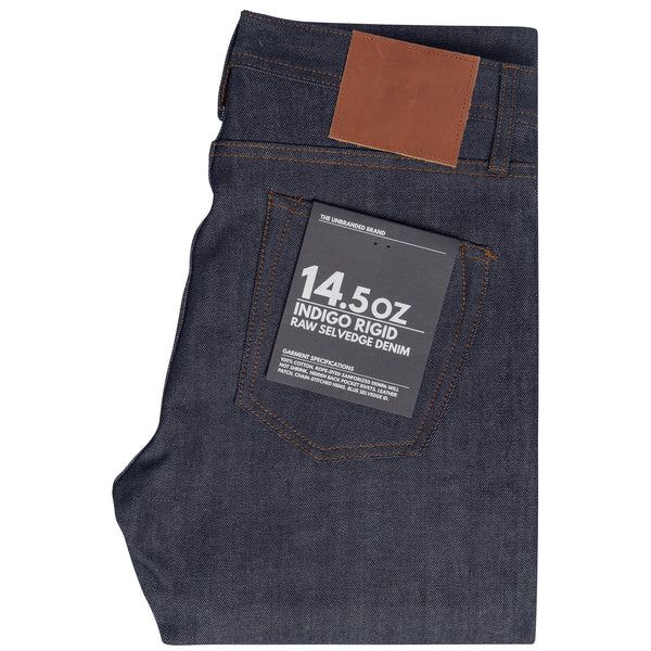 Slim Straight Jean in Selvedge Rigid Denim