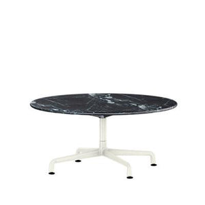 Eames Table Universal Base Round Outdoor 36" Dia. Outdoors herman miller 16-inches high Wisconsin Black Marble Top + $1550.00 White Base