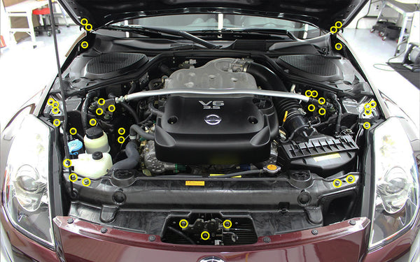 Nissan 350z Engine Bay