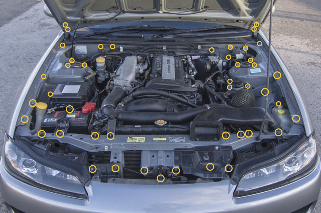 Nissan S15 Engine Bay