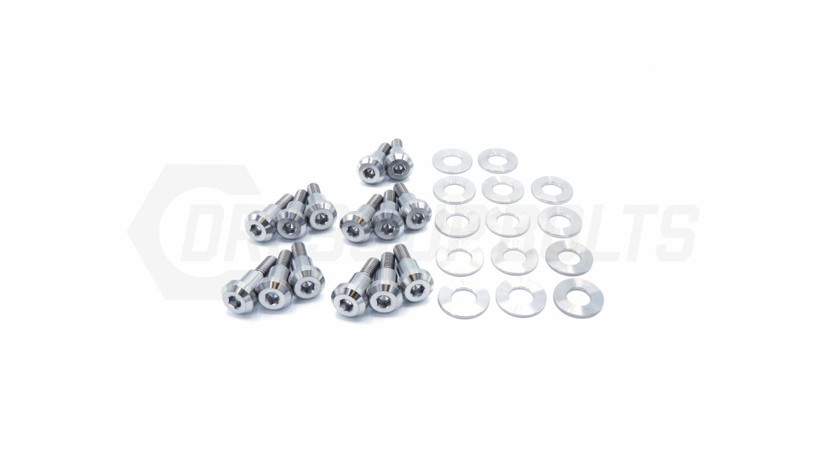 Mitsubishi Evo 10 Evo X (2008-2016) Titanium Dress Up Bolts Engine Kit