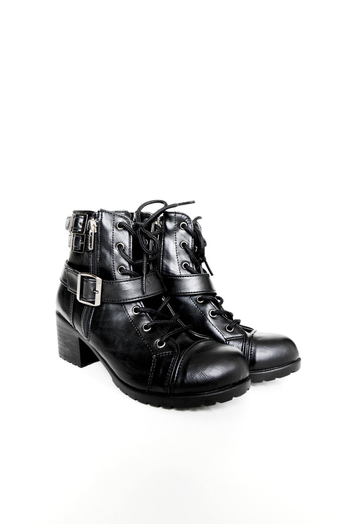 Lace 'Em Up Combat Boots – Women's High Street Fashion & Accessories ...