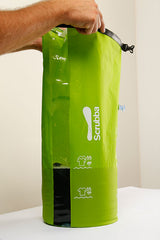 Add water, laundry liquid and clothes to the Scrubba wash bag