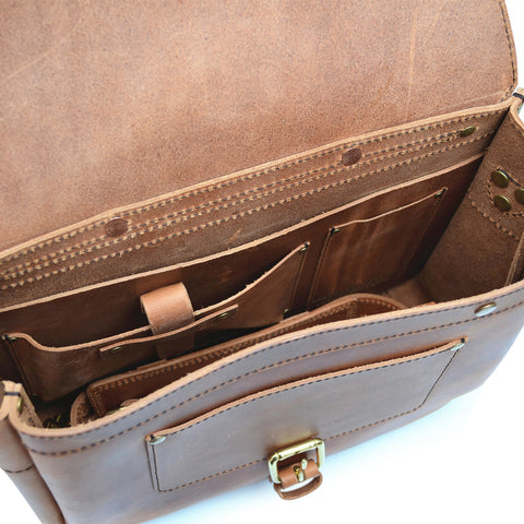 Postal Messenger Bag - Vintage Leather U.S. Mail Bag – Marlondo Leather Co.