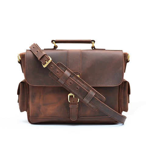 pratt leather briefcase