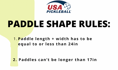 Pickleball Paddle Size, Shape & Weight Guide