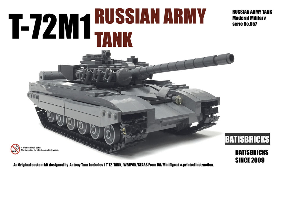 Batisbricks T 72m1 Russian Army Tank