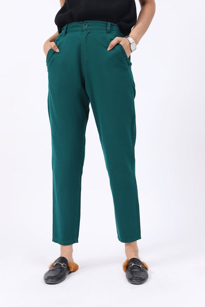 STRAIGHT CUT PLEAT DETAIL PANTS