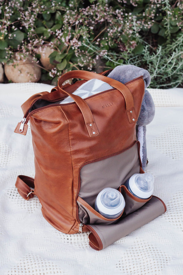 Bonny Baby Backpack in Toffee