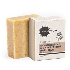 invigorating exfoliating bath bar with coffee grounds