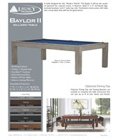 Baylor II Spec Sheet