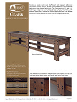 Clark 14' Shuffleboard Spec Sheet