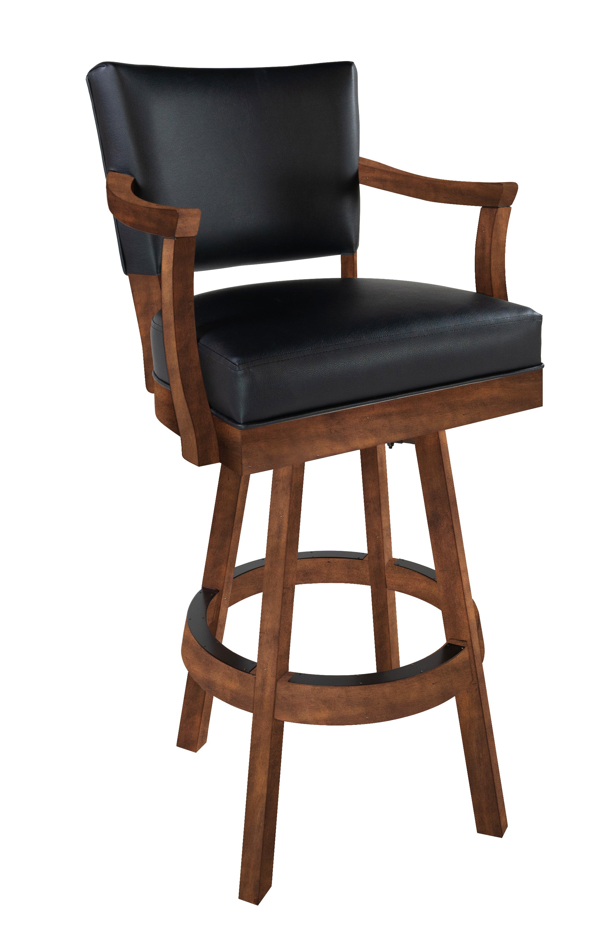 Classic Backed Barstool - Rustic Series
