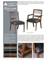 Collins Game Chair Spec Sheet